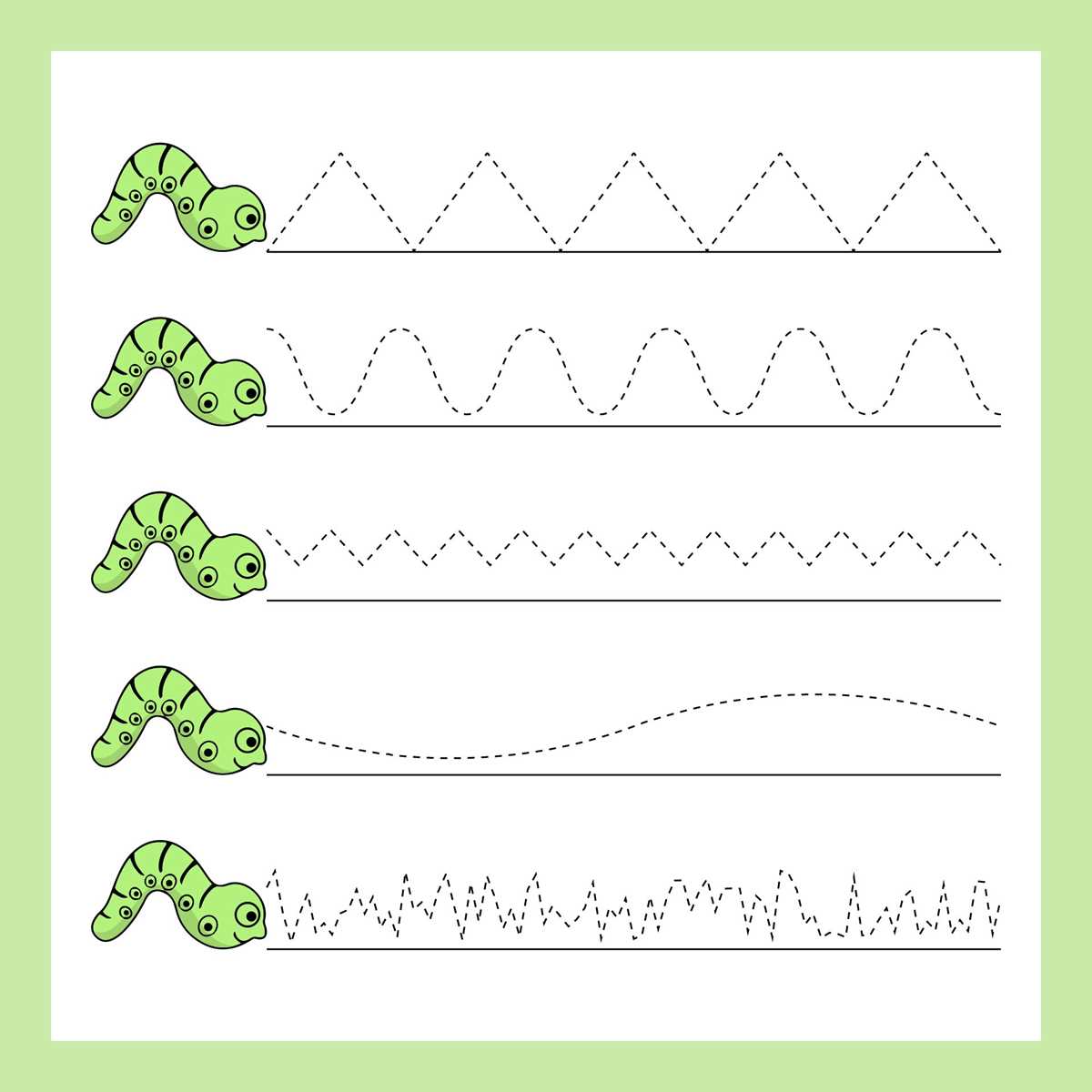 kindergarten pre writing skills worksheets