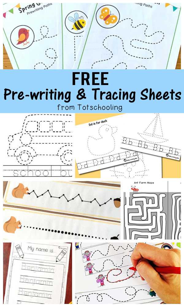 kindergarten tracing lines worksheets for 3 year olds