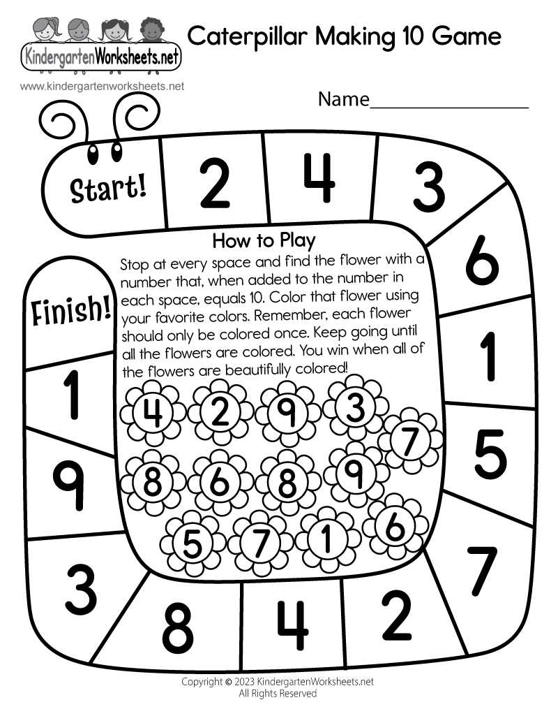 kindergarten worksheet and games