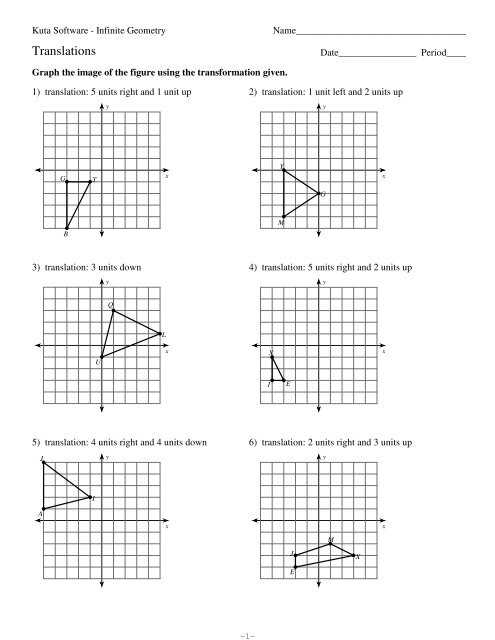 kuta software free worksheets