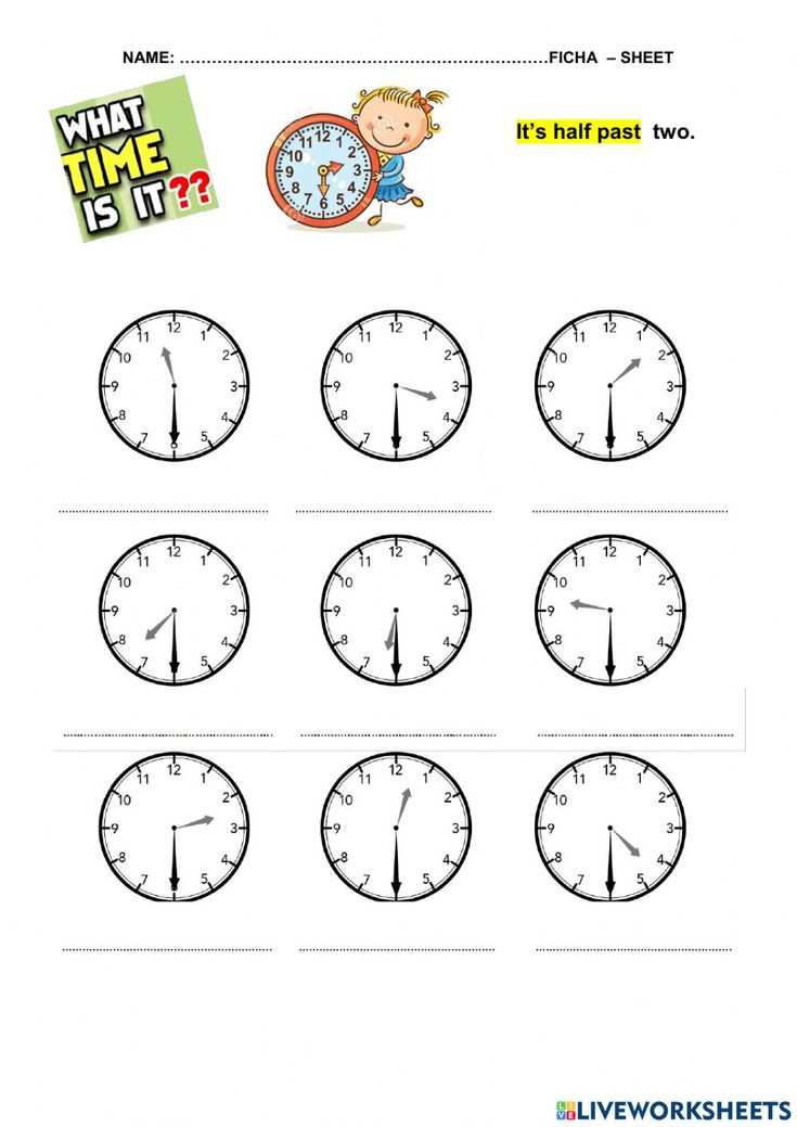 la hora worksheet la hora worksheet