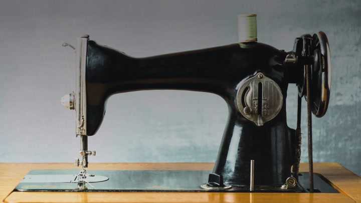 labeled parts of a sewing machine worksheet
