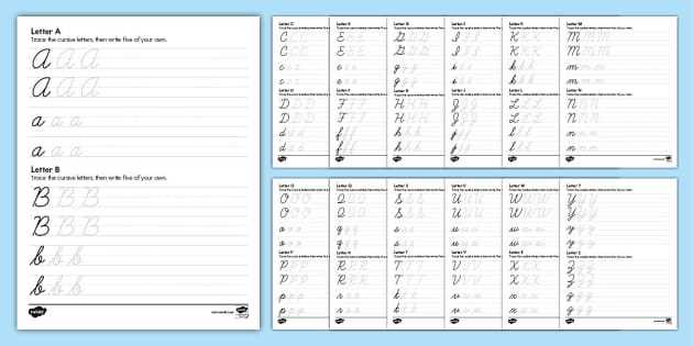 learn cursive worksheet