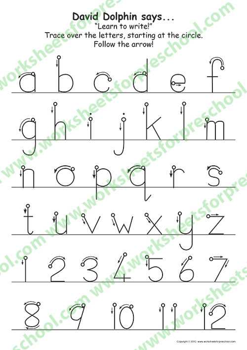 learn to write worksheets learn to write worksheets