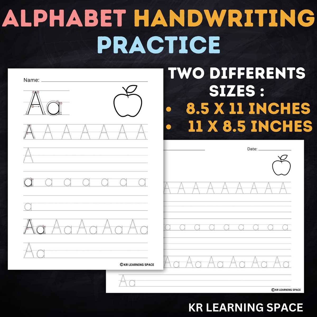learning to write worksheets