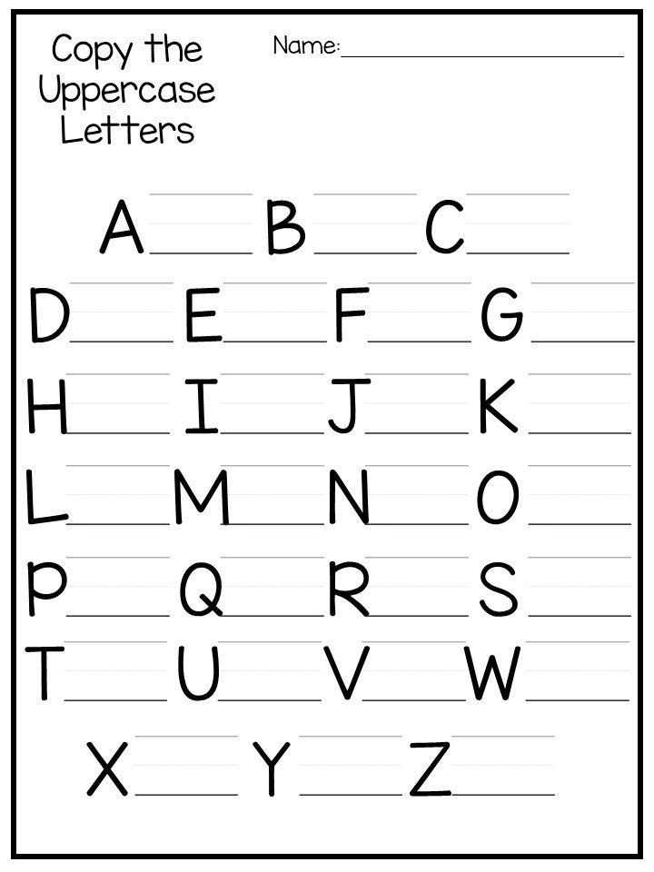 letter a preschool worksheet