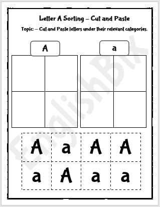 letter activity worksheets