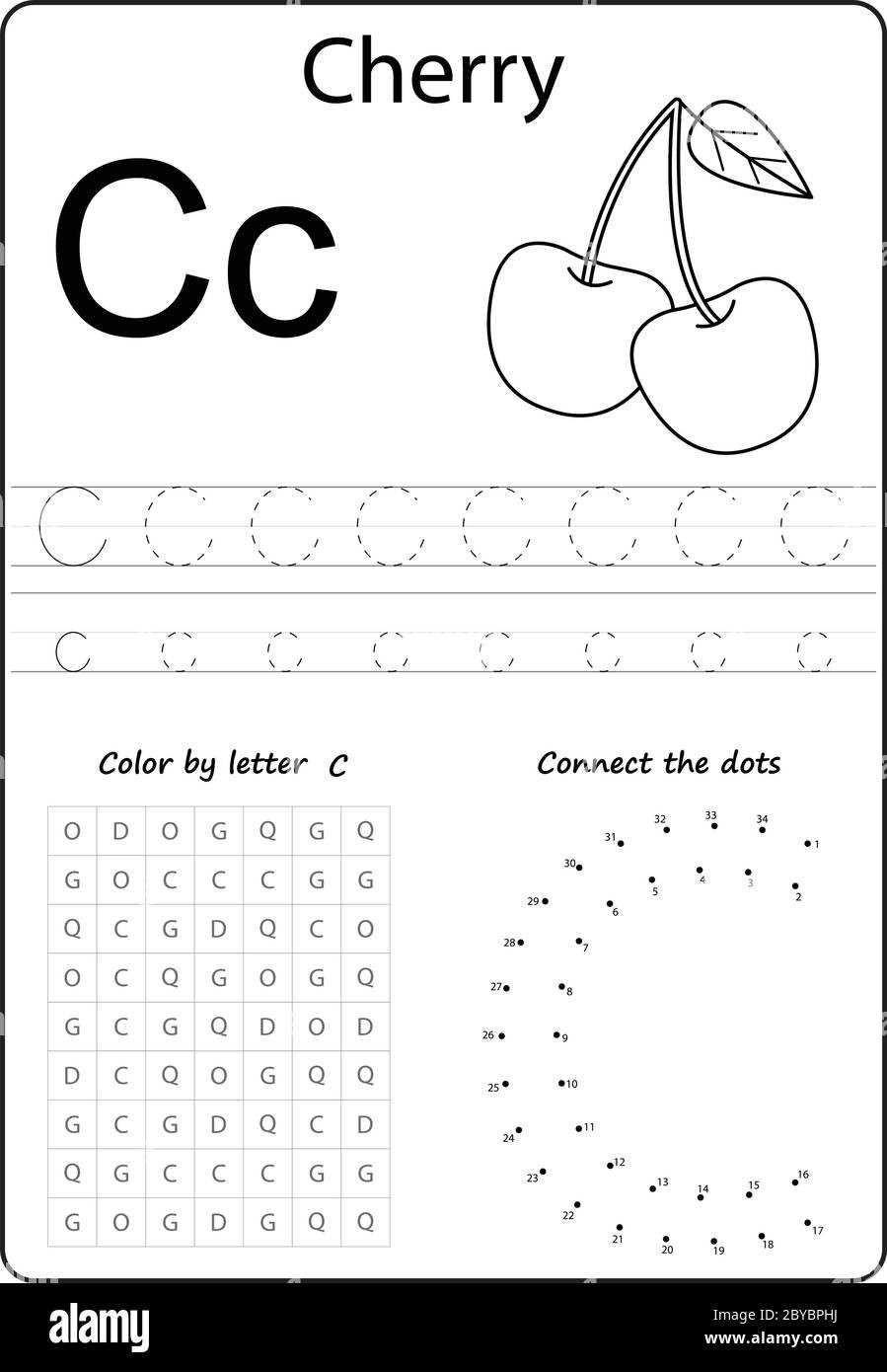 letter c worksheets for kindergarten