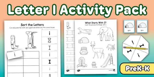 letter i activity worksheets