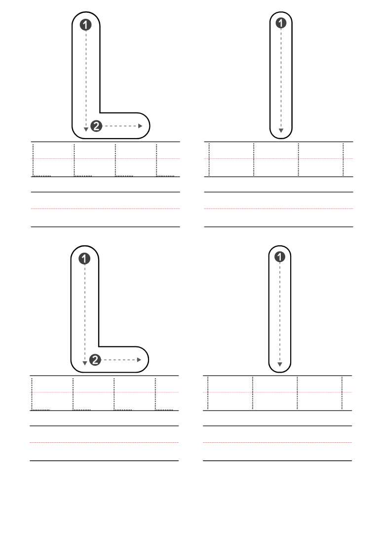 letter l preschool worksheets