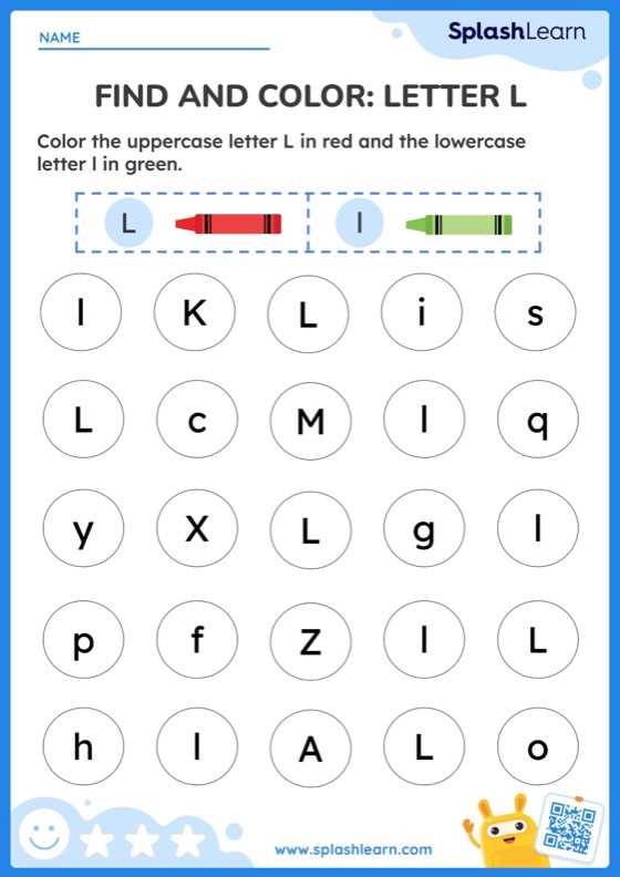 letter l worksheet