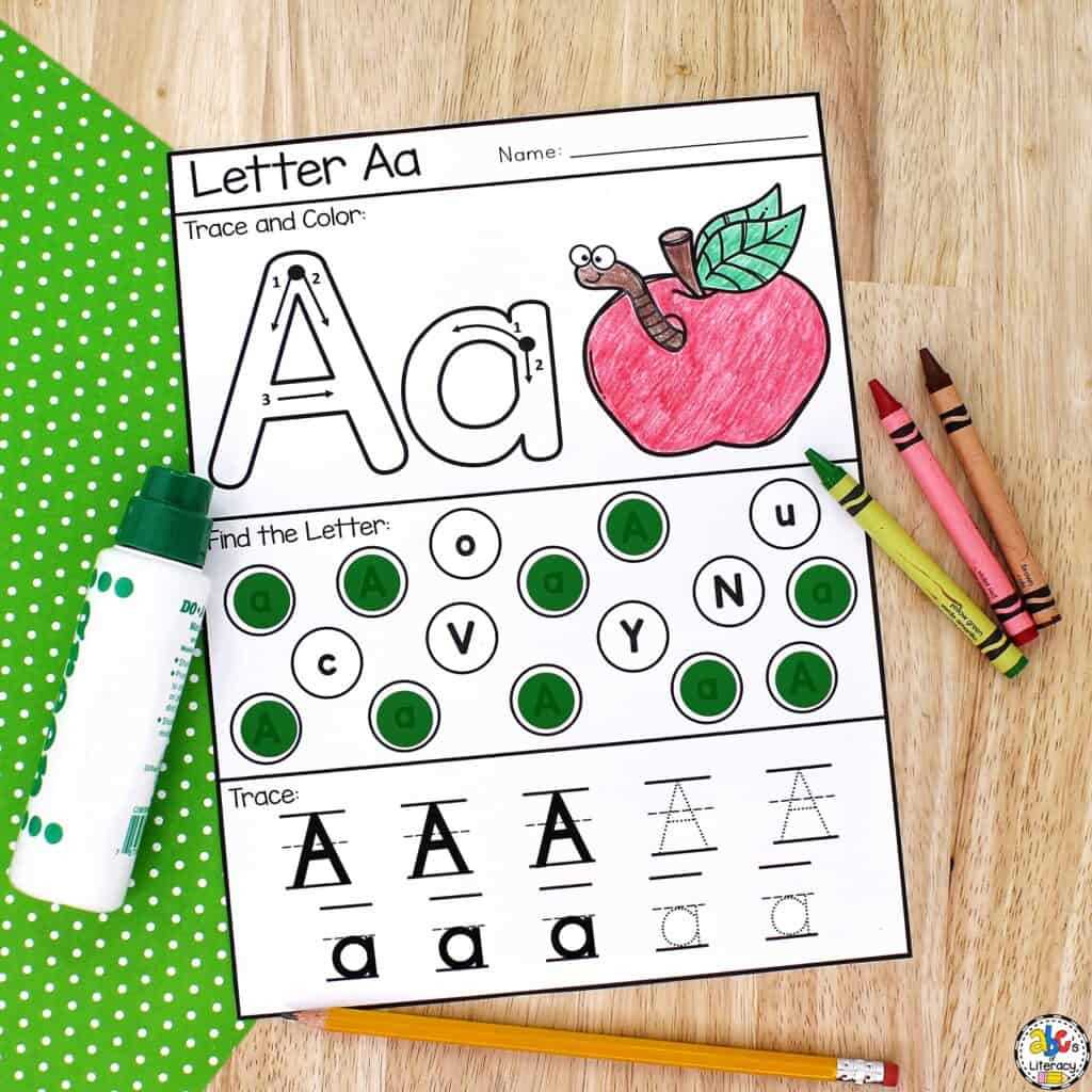 letter recognition worksheets free