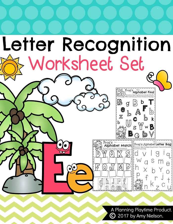 letter recognition worksheets