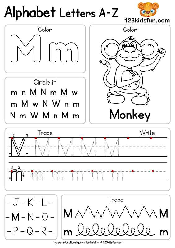 letter review worksheets for preschool