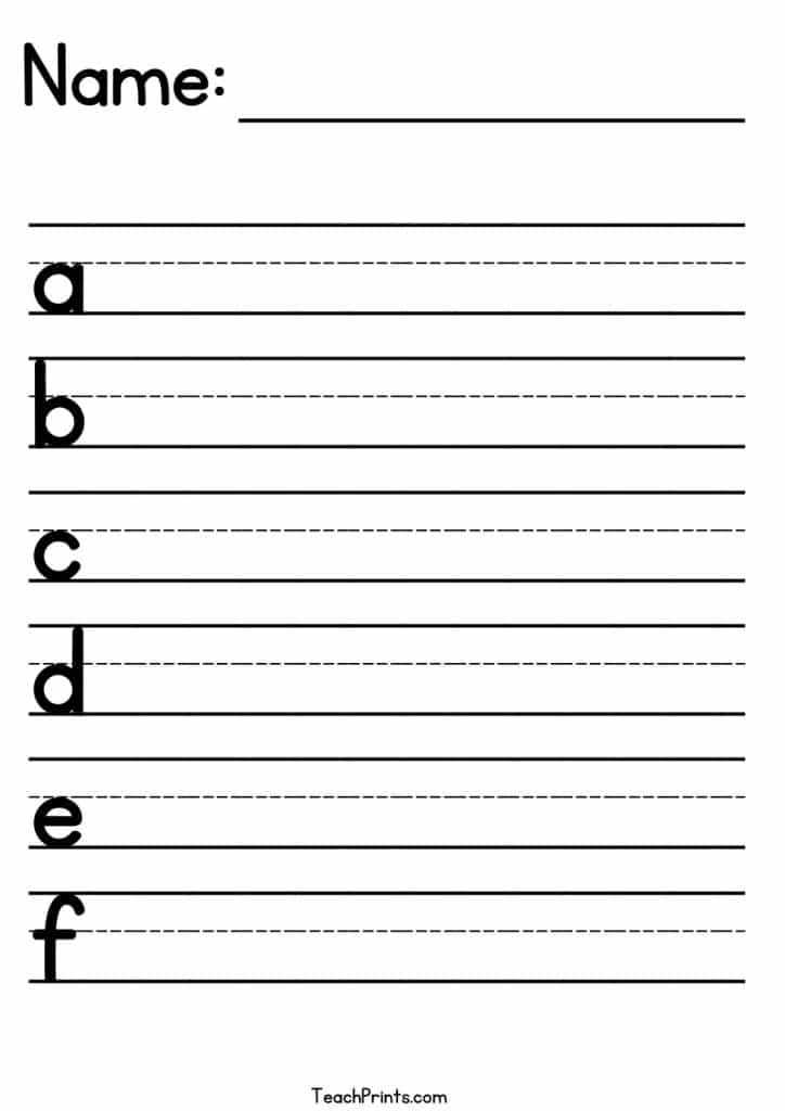 letter trace worksheet