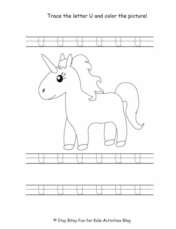 letter u worksheets for preschoolers