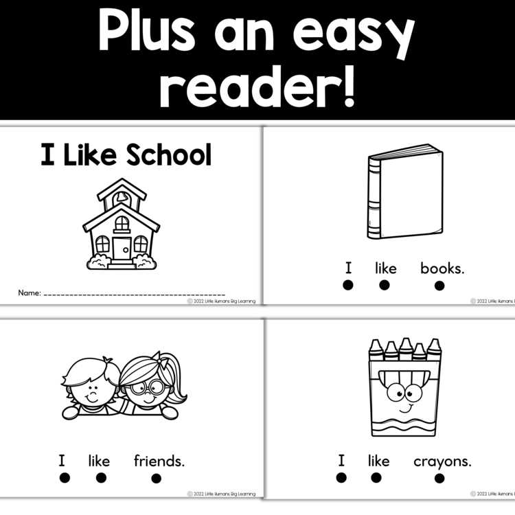 literacy worksheets for kindergarten
