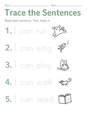 literacy worksheets for kindergarten