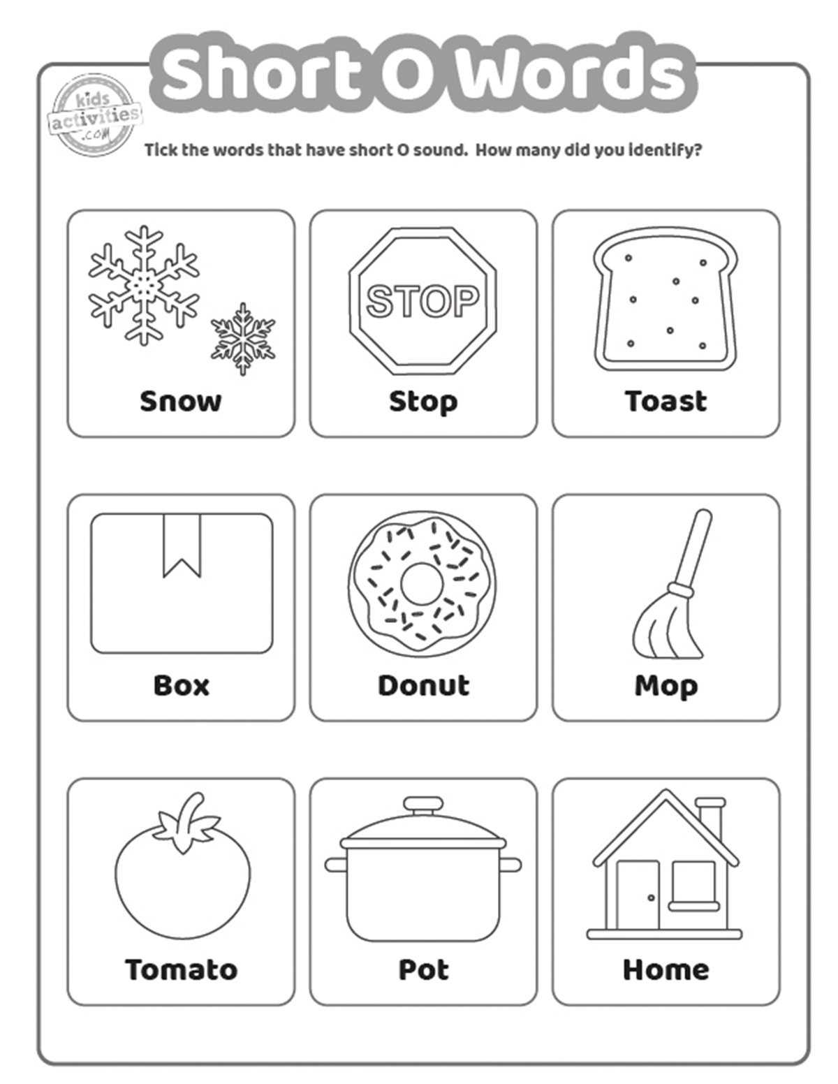 long o worksheets