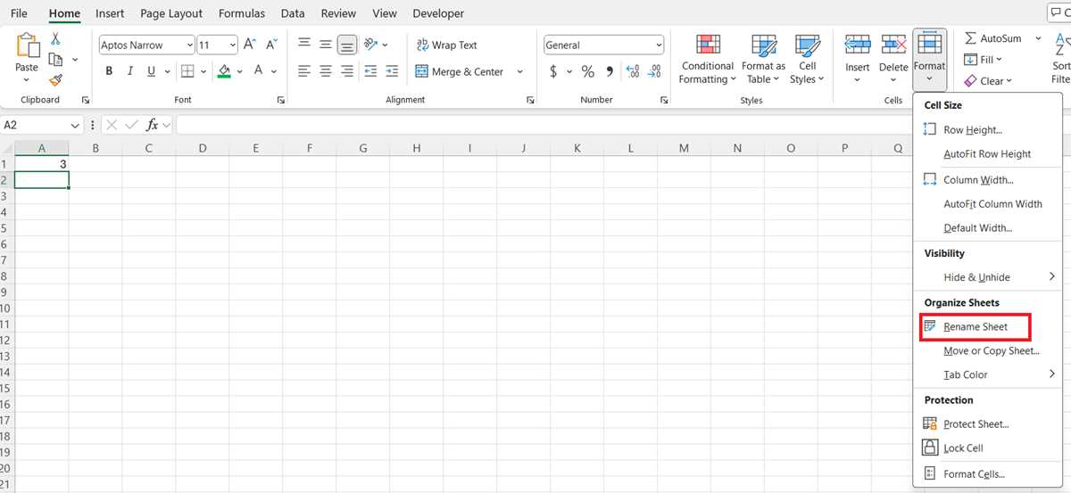 master worksheet in excel