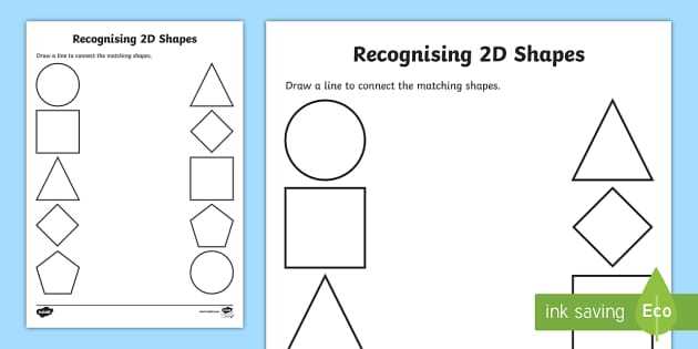 match shapes worksheet