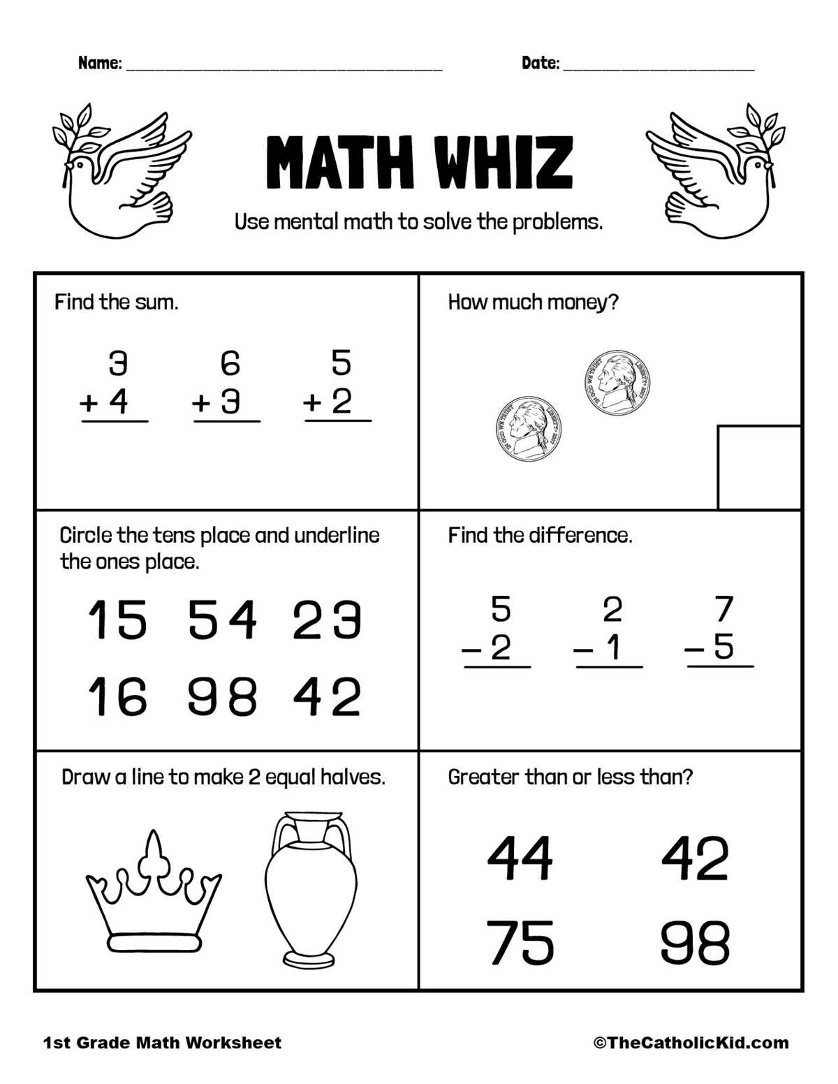 math currency worksheets