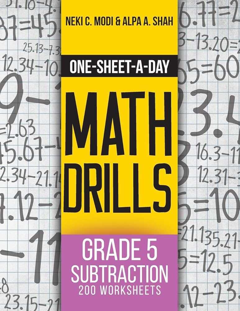 math drill worksheets