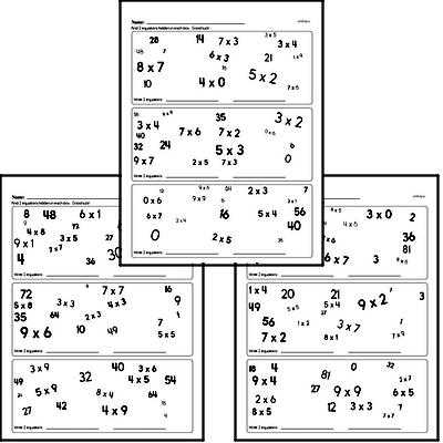 math facts multiplication worksheets