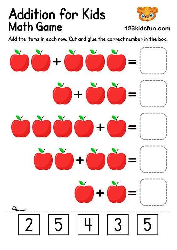 math worksheet 4 kids