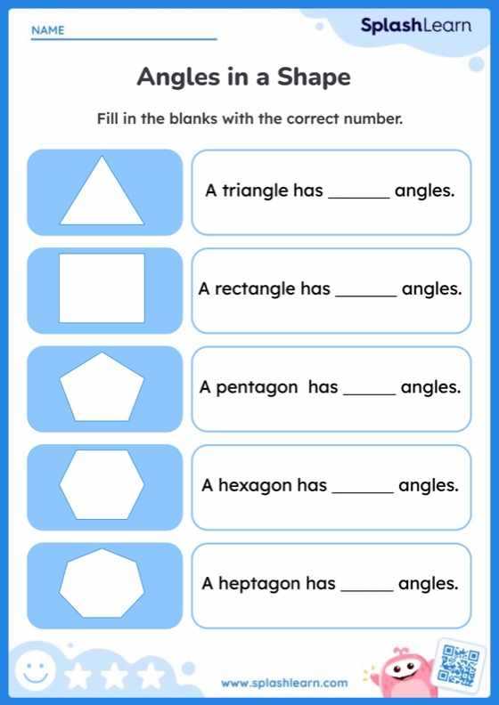 math worksheets angles