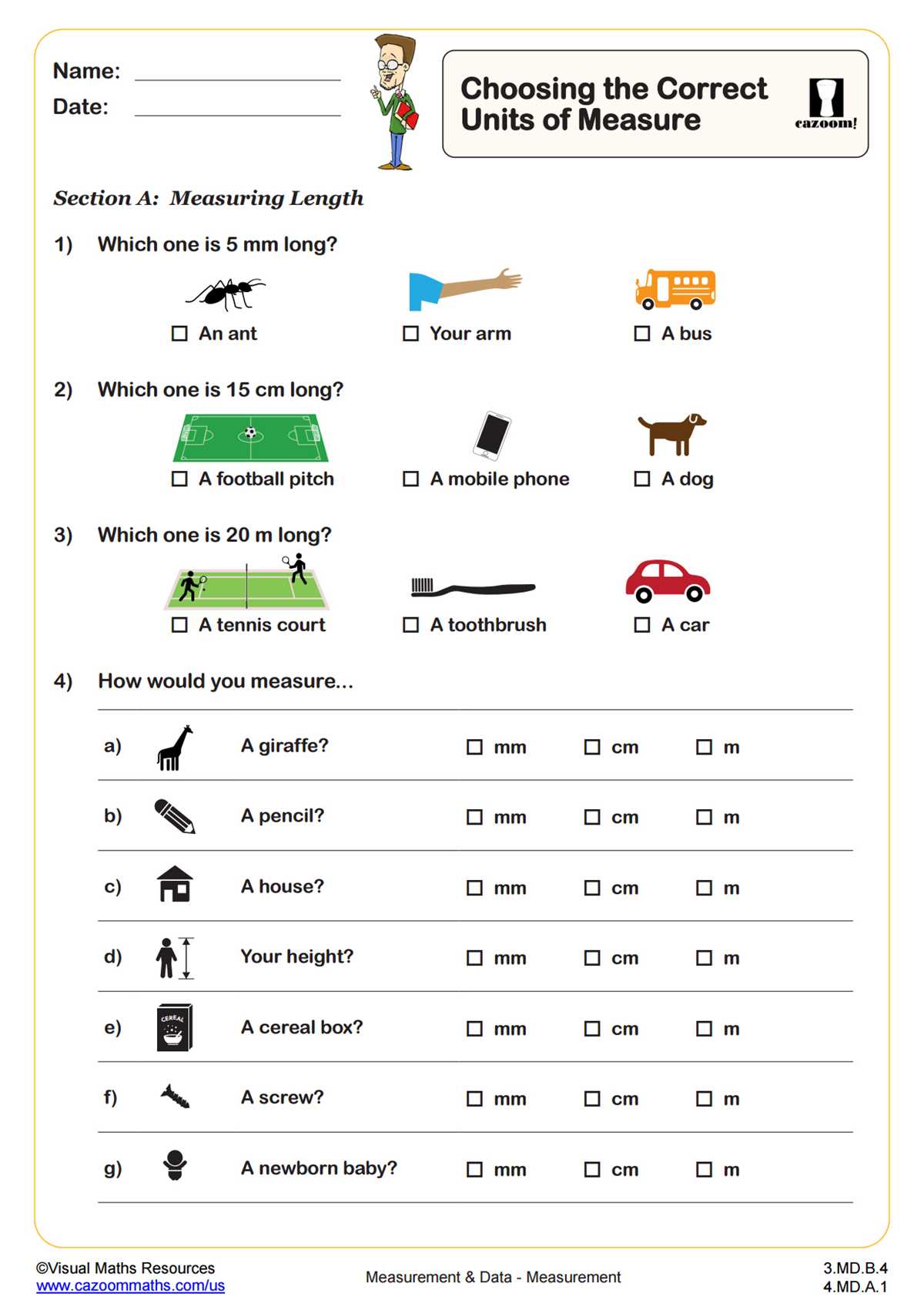 measuring centimeters worksheet