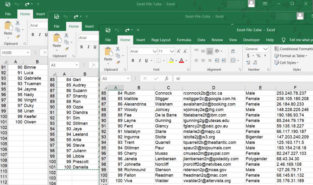 merge worksheets excel