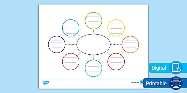 mind map worksheet