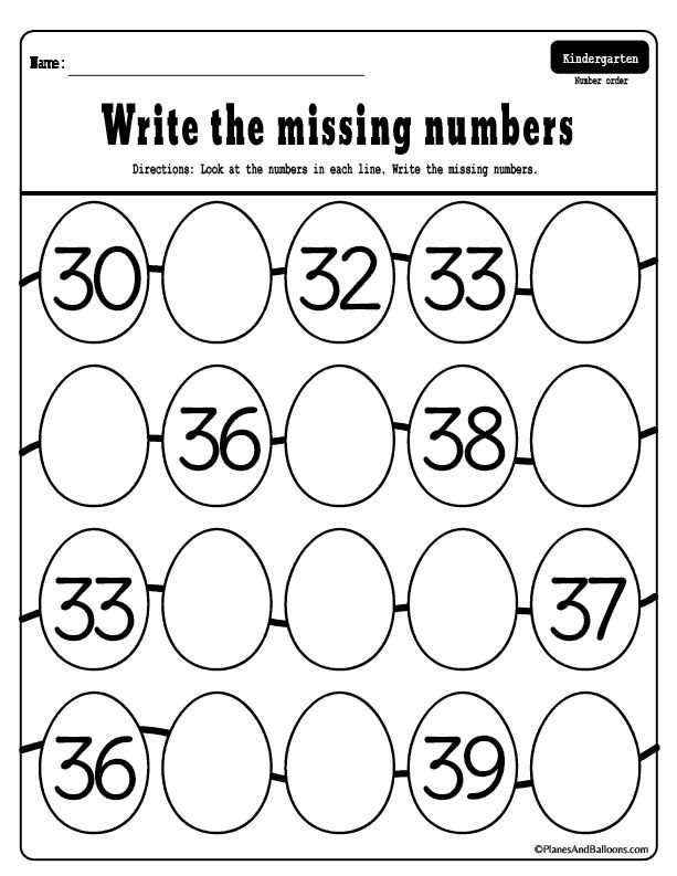 missing numbers worksheet 1 to 50