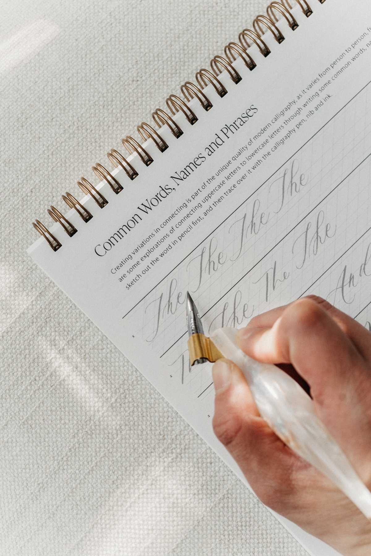 modern calligraphy worksheets