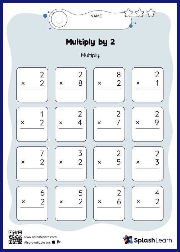 multiplication worksheets 2