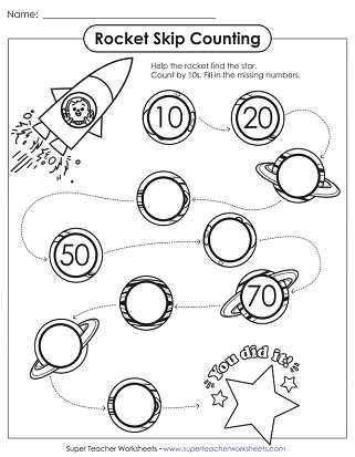 multiplying by 10 worksheet