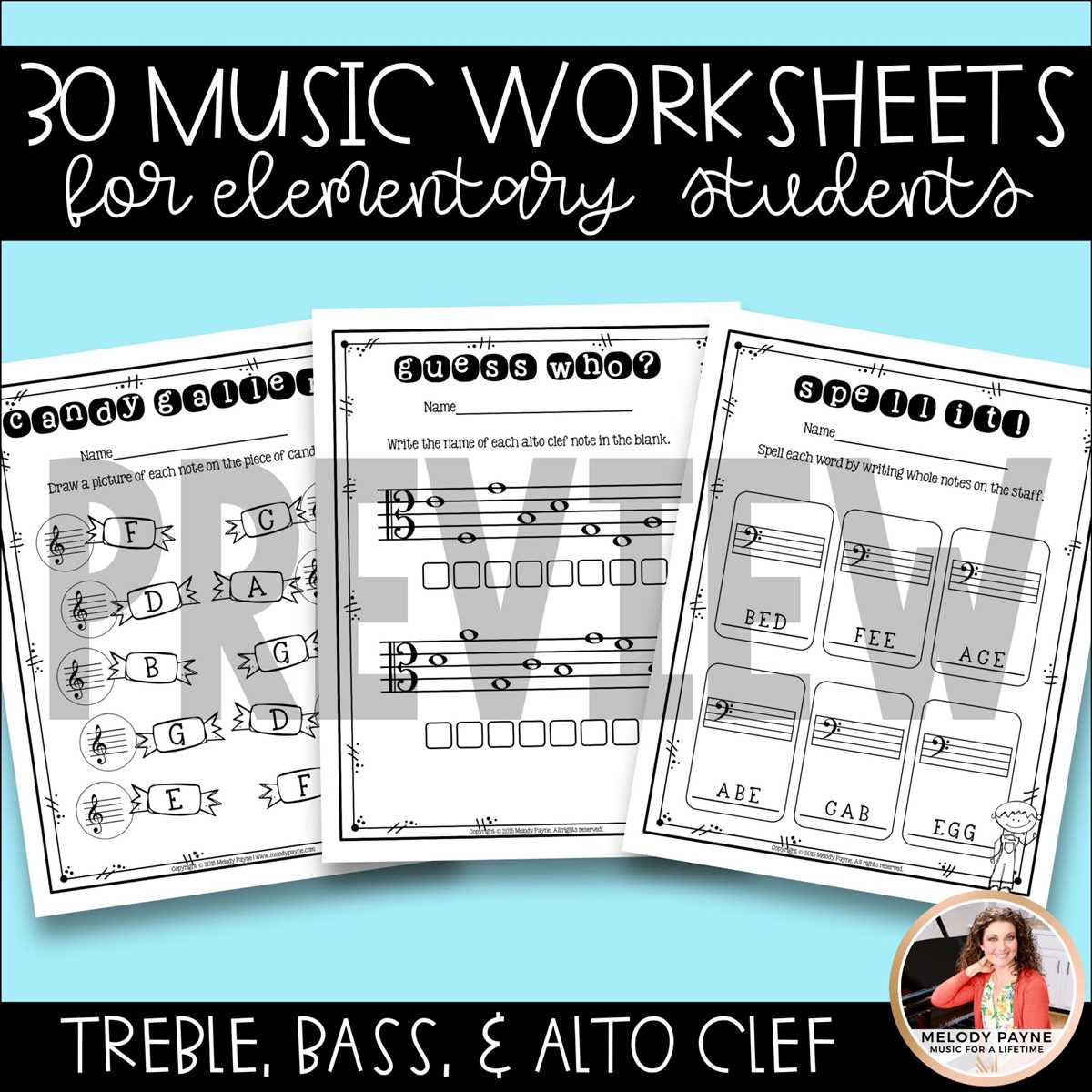 note naming worksheet treble clef