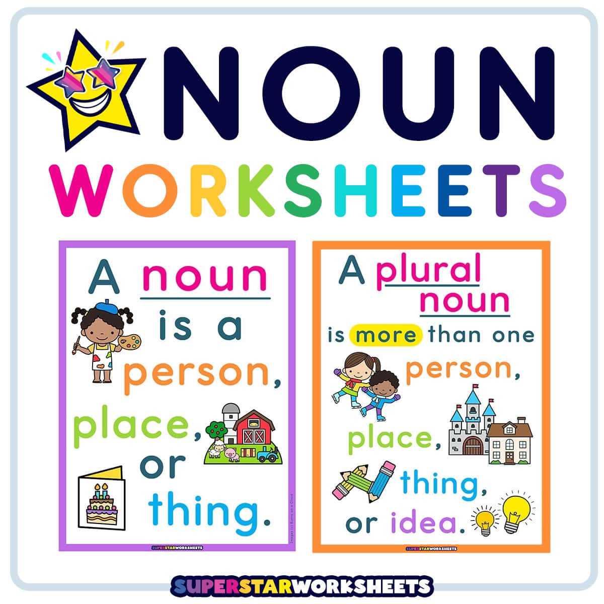 noun worksheet for kg