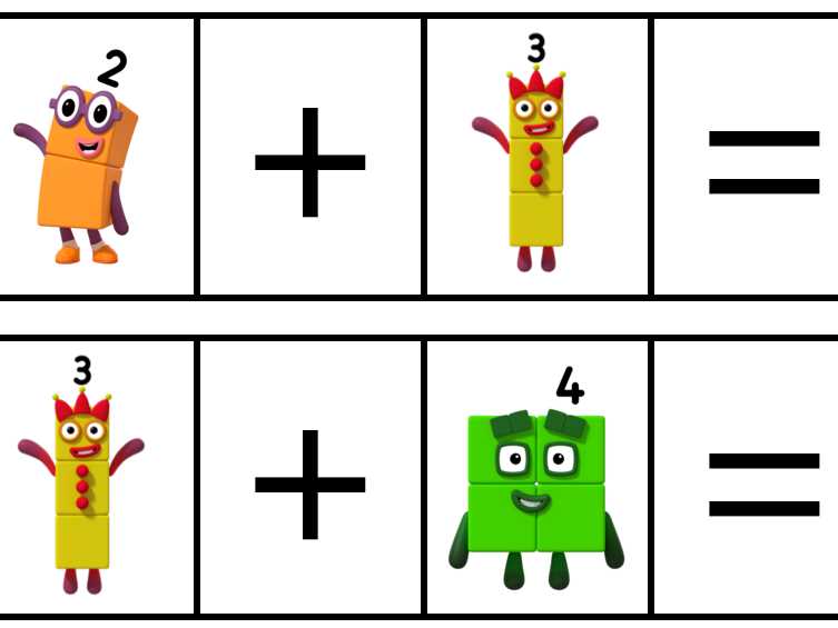 number blocks worksheet