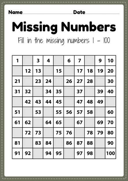 numbers and counting worksheets