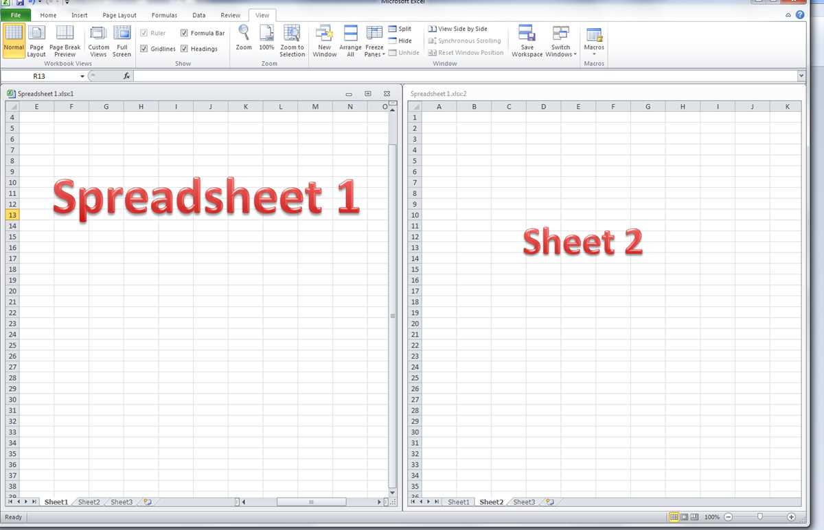 open excel worksheet in new window