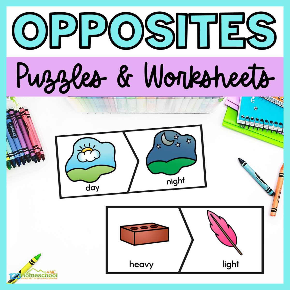 opposites worksheet