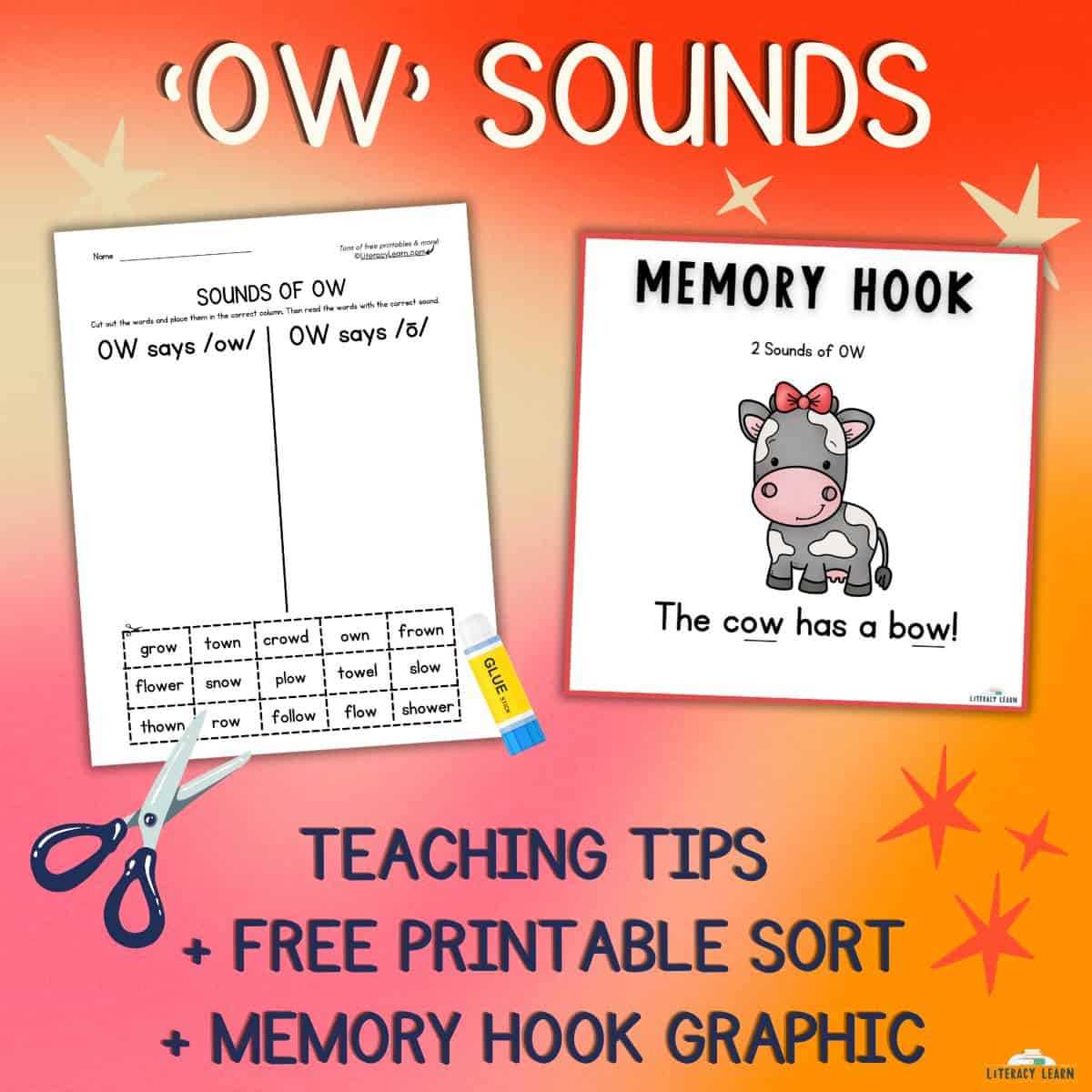 ou and ow worksheets