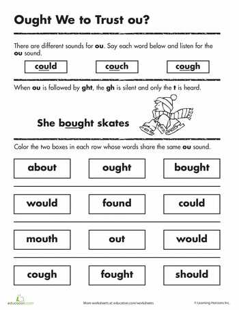 ou worksheets