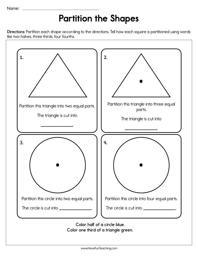 partition a segment worksheet partition a segment worksheet