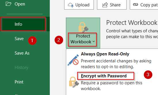 password protect excel worksheet
