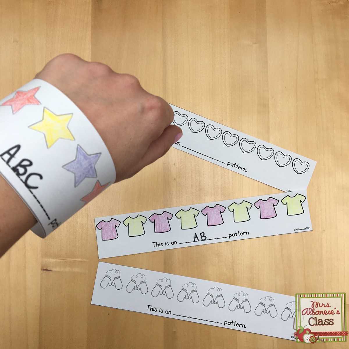 pattern worksheets kindergarten