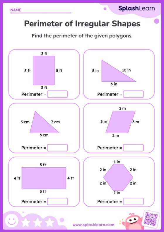 perimeter of composite shapes worksheet