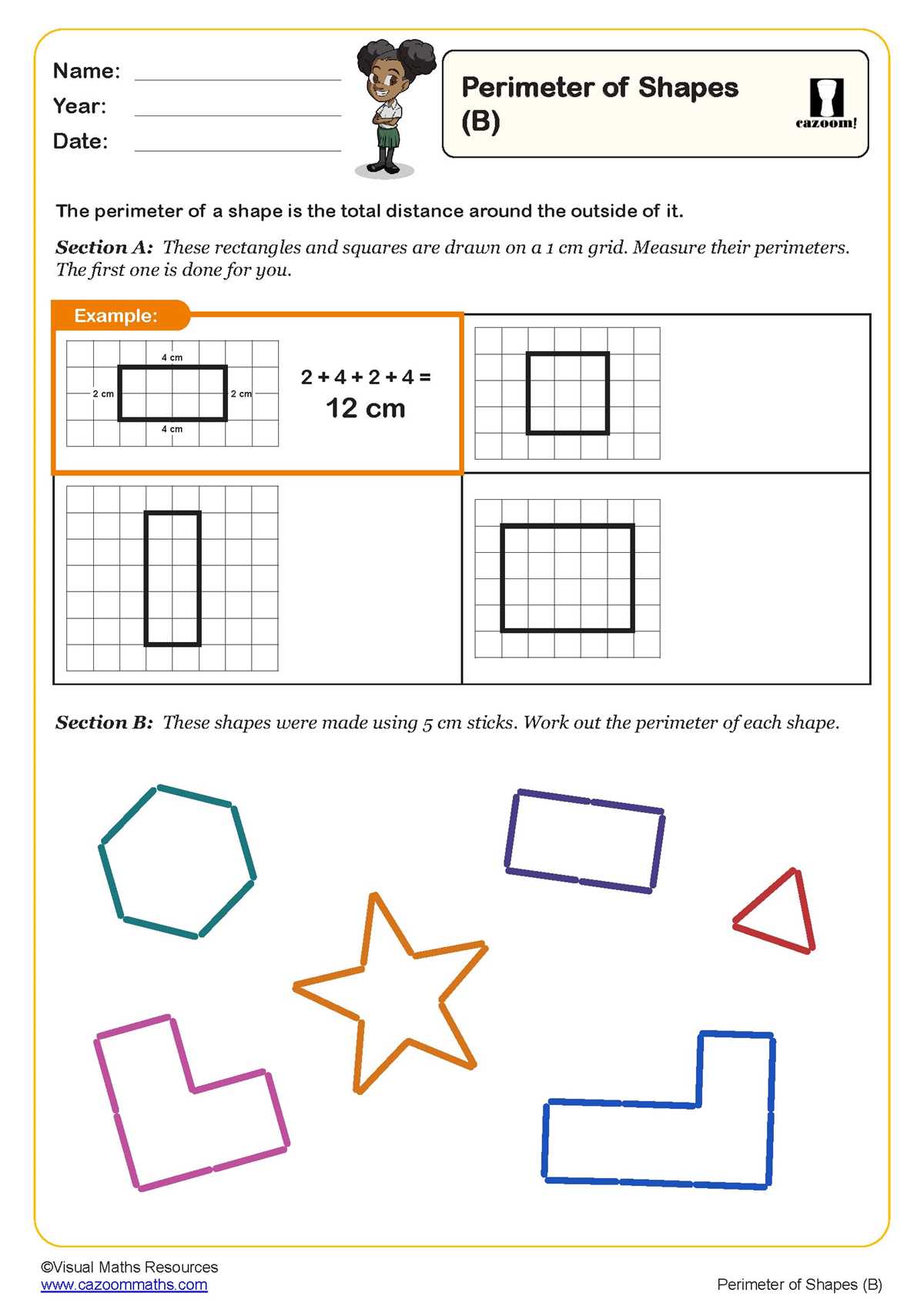 perimeter worksheet